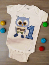 Load image into Gallery viewer, Baby Boy Onesie With Owl