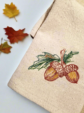 Load image into Gallery viewer, Embroidered Fall Napkins, Thanksgiving Napkins