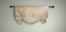 Load image into Gallery viewer, Burlap Ticking Valance