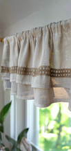 Load image into Gallery viewer, Boho Farmhouse Valance