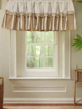 Load image into Gallery viewer, Burlap Fringed Textured Valance
