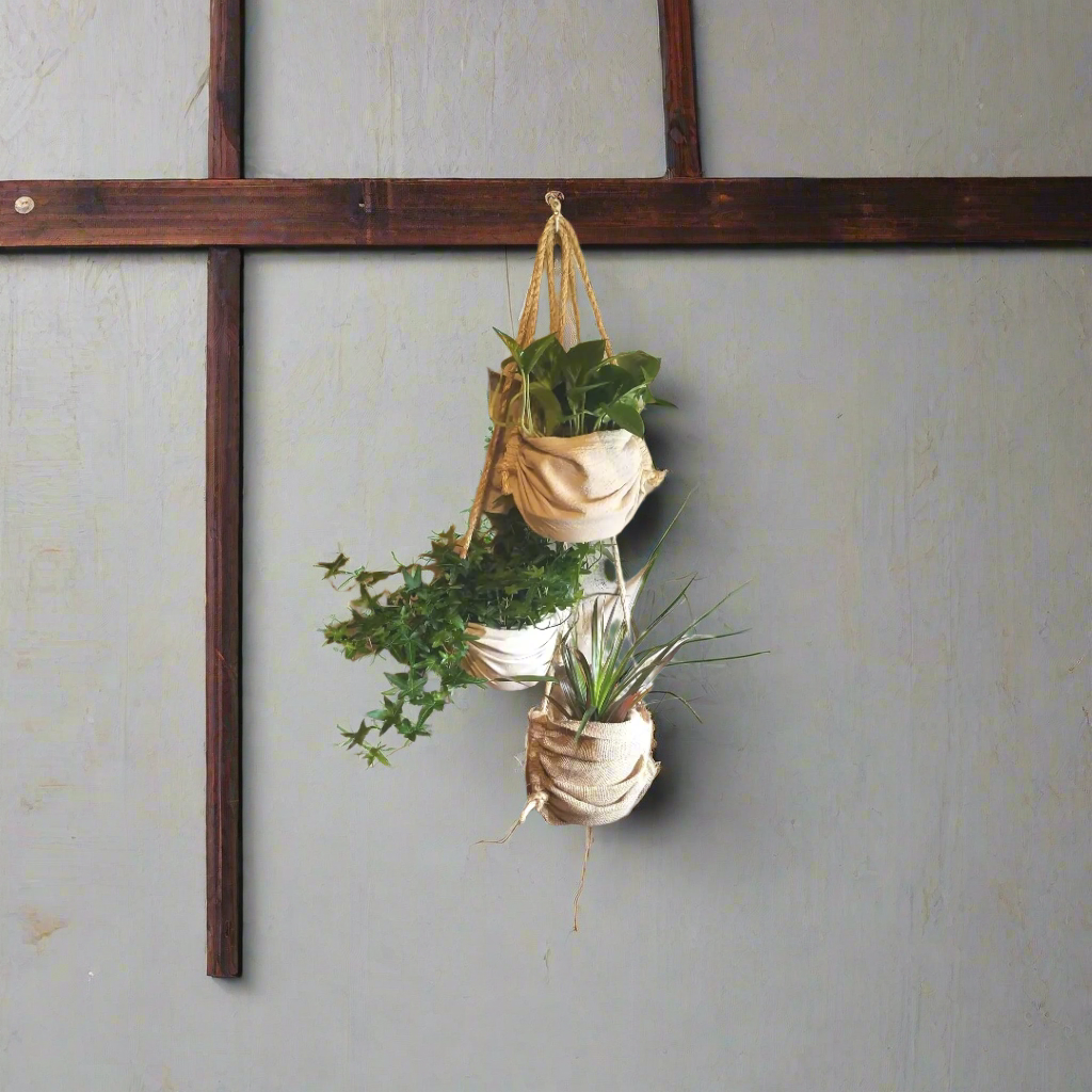 wall plant hangers indoor Indoor Hanging Planters, Wall Plant Holders, Hanging Planters, Farmhou – Babcia Bits and Bobs