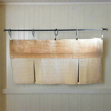 Load image into Gallery viewer, Burlap and Ticking Pleated Valance