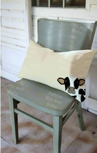 Load image into Gallery viewer, Farmhouse Embroidered Pillow Cover With Applique