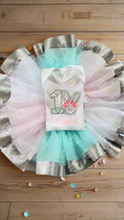 Load image into Gallery viewer, Embroidered Birthday Shirt And Tutu
