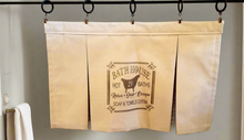 Load image into Gallery viewer, Farmhouse Pleated Valance (different stamps available)