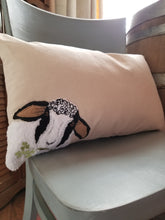 Load image into Gallery viewer, Farmhouse Embroidered Pillow Cover With Applique