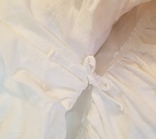 Load image into Gallery viewer, White Embroidered Pillow Sham With Ruffle