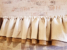 Load image into Gallery viewer, Burlap and Drop Cloth Valance