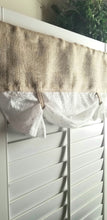 Load image into Gallery viewer, Burlap Eyelet Lace Curtain