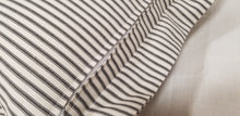 Load image into Gallery viewer, Ticking Stripe Famhouse Pillow Cover