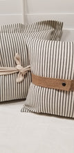 Load image into Gallery viewer, Ticking Stripe Famhouse Pillow Cover
