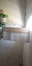 Load image into Gallery viewer, Burlap and Ticking Pleated Valance