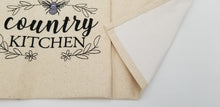 Load image into Gallery viewer, Farmhouse Curtain-Drop Cloth Valance-Burlap Valance-Embroidered Curtaon-Valance For Kitchen-Farmhouse Kitchen Curtain