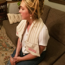 Load image into Gallery viewer, Microwave Heating Pad, Wide Heating Pad, Therapeutic Wrap, Cordless Heating Pad, Self Care Gift, Father's Day Gift