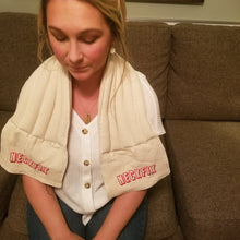 Load image into Gallery viewer, Microwave Heating Pad, Wide Heating Pad, Therapeutic Wrap, Cordless Heating Pad, Self Care Gift, Father's Day Gift