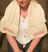 Load image into Gallery viewer, Neck Wrap, Wide Heating Pad, Therapeutic Wrap, Cordless Heating Pad, Self Care Gift, Father's Day Gift