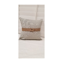 Load image into Gallery viewer, Ticking Stripe Famhouse Pillow Cover