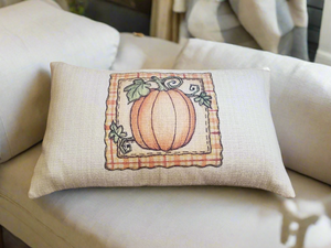 Fall Pillow Covers, Pumpkin Pillow Covers, Squirrel Pillow Cover