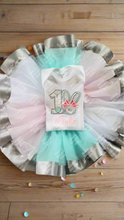 Load image into Gallery viewer, Embroidered Birthday Shirt And Tutu
