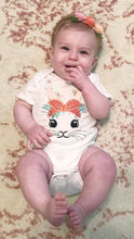 Load image into Gallery viewer, Embroidered Onesie With Bunny Applique
