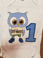 Load image into Gallery viewer, Baby Boy Onesie With Owl
