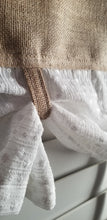 Load image into Gallery viewer, Burlap Eyelet Lace Curtain
