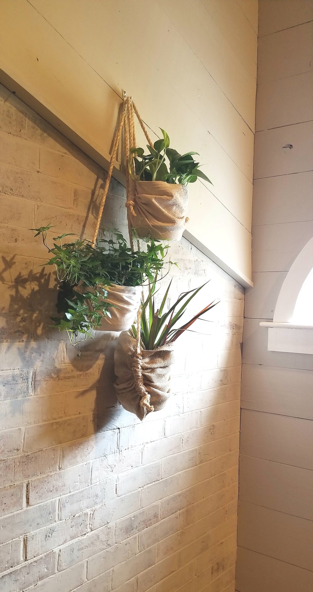 indoor wall hanging plant holders Indoor Hanging Planters, Wall Plant Holders, Hanging Planters, Farmhou – Babcia Bits and Bobs