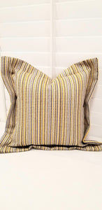 Yellow Striped Pillows , Yellow and Gray Pillow, Mustard Pillow, Yellow Decorative Pillows, Bright Colored Pillows, Spring Couch Pillows