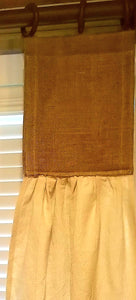 Burlap Drop Cloth Panels