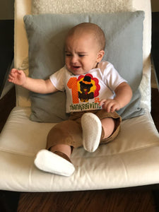 Personalized Baby's First Thanksgiving Outfit