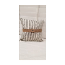 Load image into Gallery viewer, Ticking Stripe Famhouse Pillow Cover
